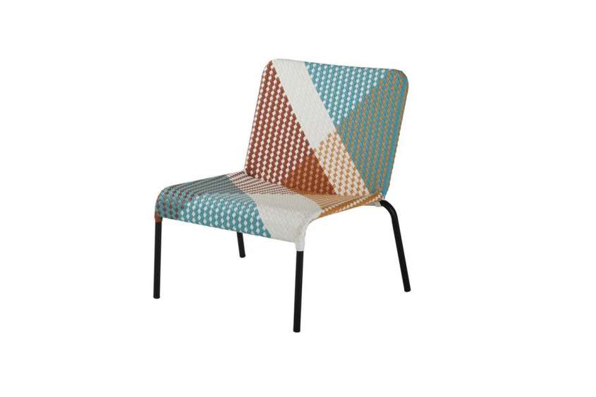 maisons du monde outdoor armchair colored