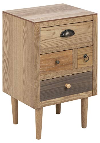 AC Design Furniture Bedside Table, W: 36 x D: 30 x H: 59 cm