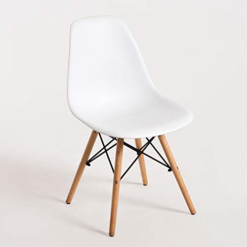 Miguel Gifts - Dining Chairs - Tower Basic Chair - White - Shipping From Spain