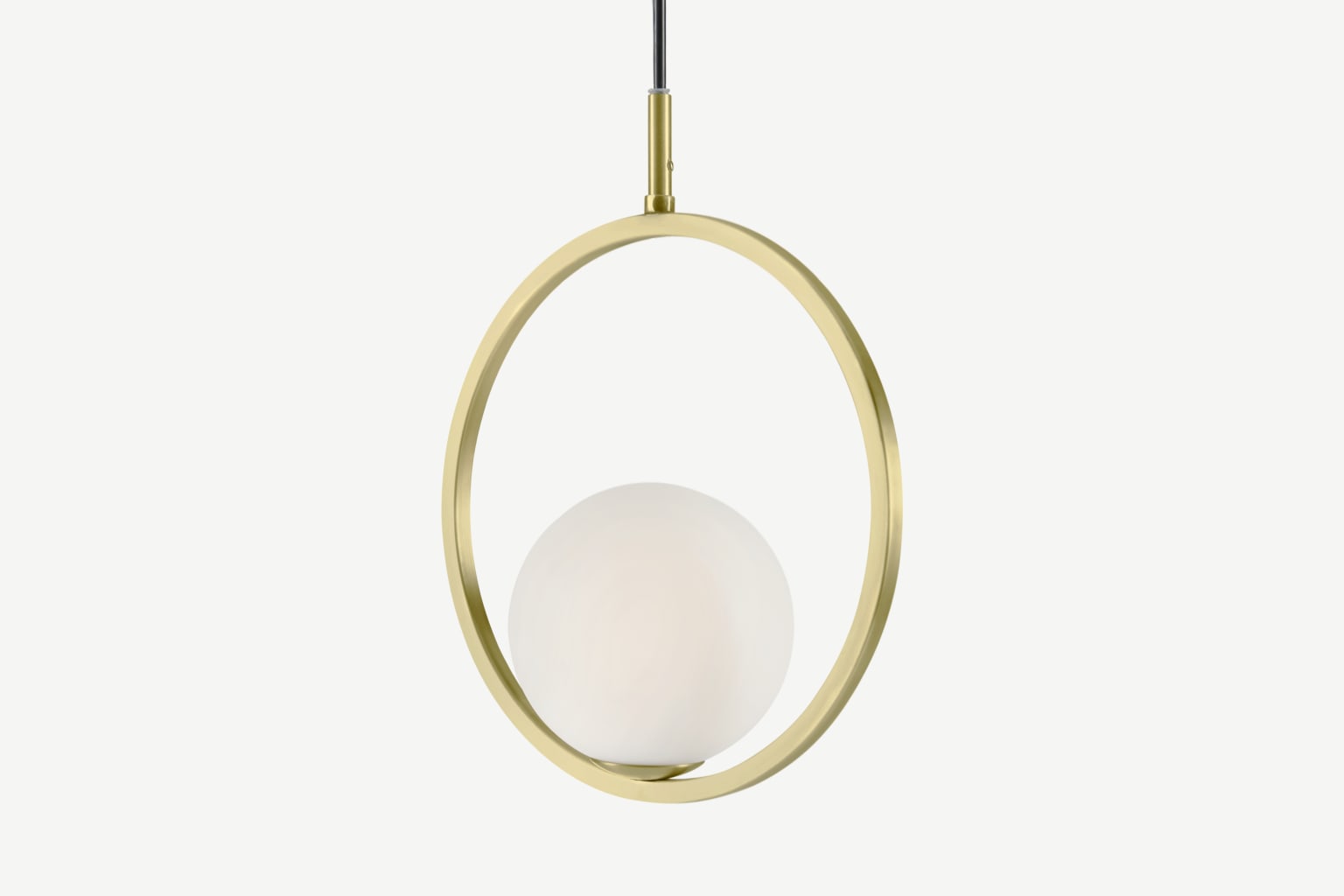 Brushed brass pendant lamp