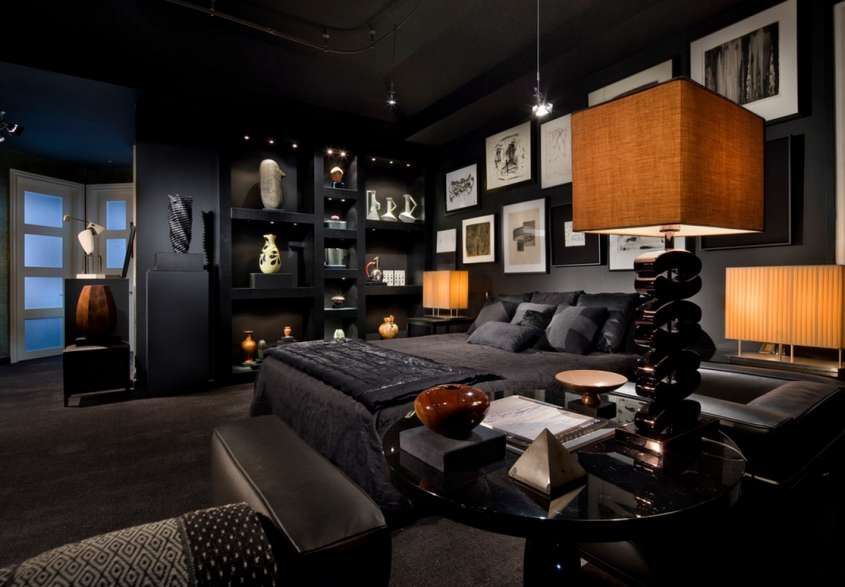 How to decorate your home with black