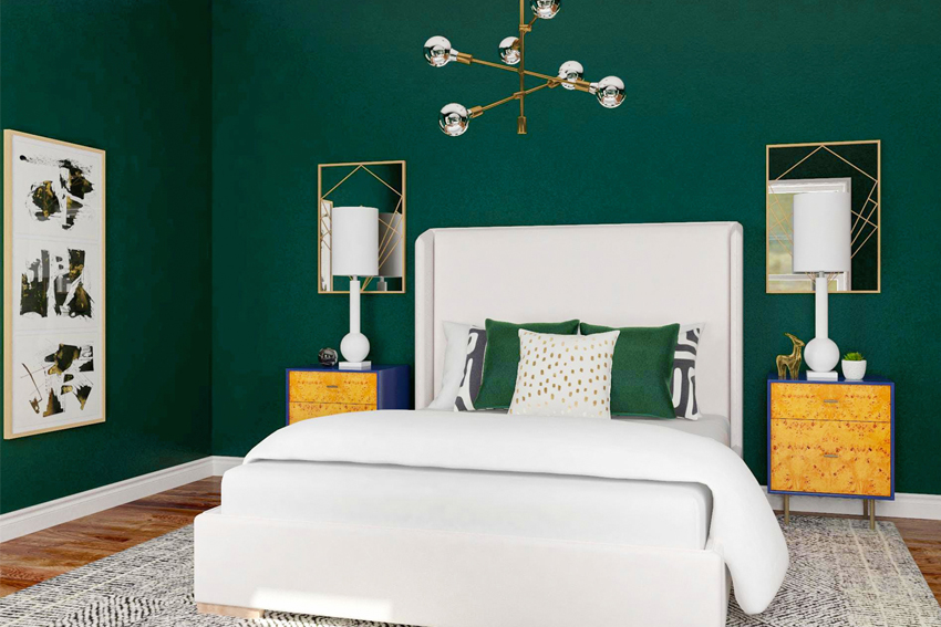 Teal bedroom: 4 furnishing ideas for every style