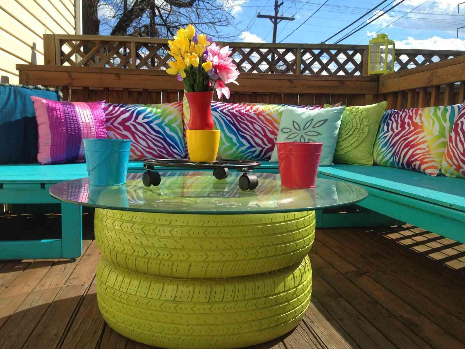 recycle-tires-coffee table