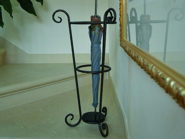 wrought iron umbrella stand