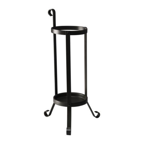 Ikea black umbrella stand