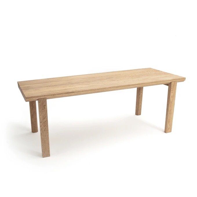 Solid oak table E. Gallina, Torezia