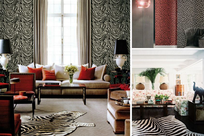 Curtains and fabrics for a stylish animalier