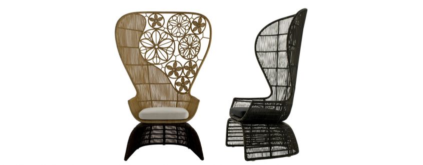 Crinoline armchair, B&B Italia Outdoor