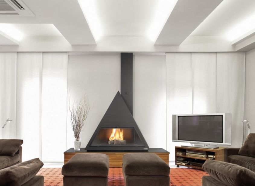 Modern fireplace