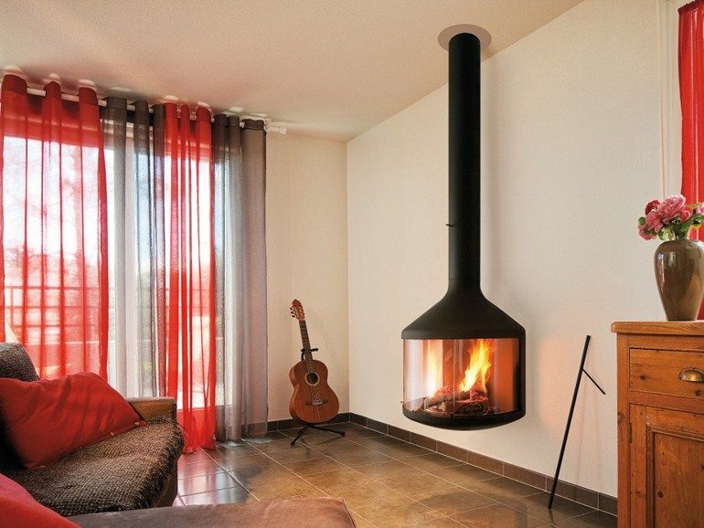 Hanging fireplace