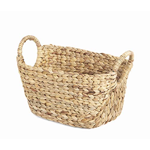 Compactor Home Storage Basket natura.  With handles, Caracas Model, Size M 40 x 23 x 23 cm, RAN6824