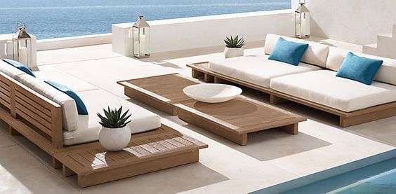 how to furnish a balcony overlooking the sea