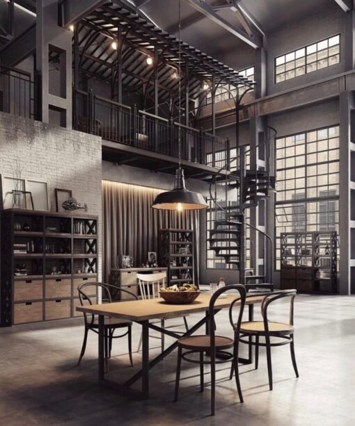 10 rules for furnishing your home in an industrial style and make no mistake