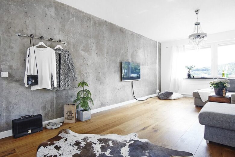 Concrete wall: 8 ideas to inspire you