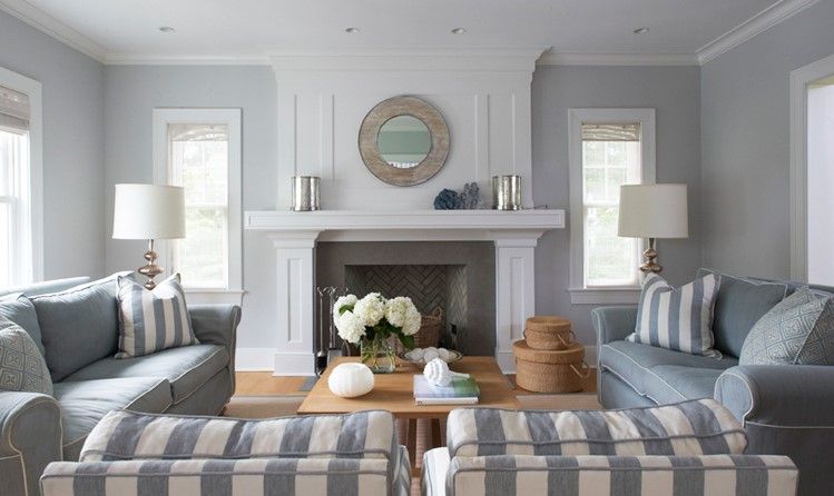 furnish living room in gray