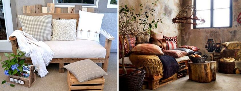 How to make a sofa with pallets