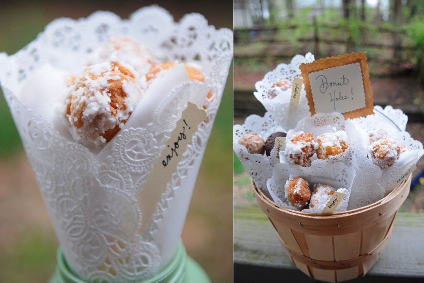 A greedy idea for a shabby chic wedding