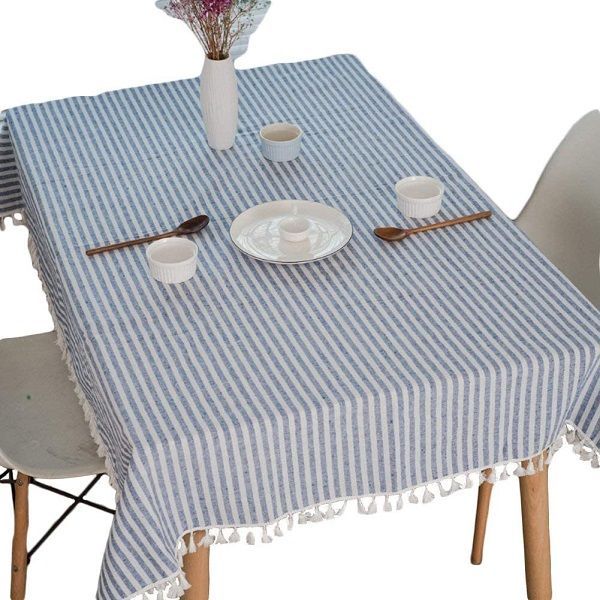 meioro Striped Tablecloth