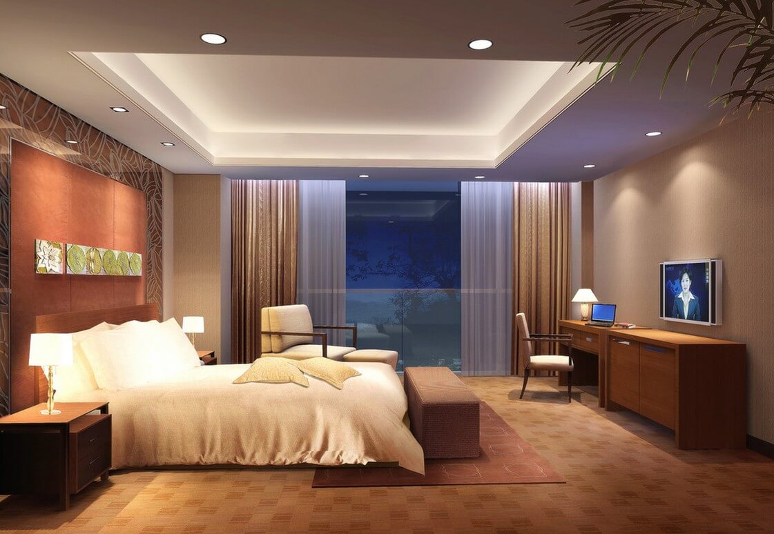 Where to put the LEDs in the bedroom: 3 dream ideas