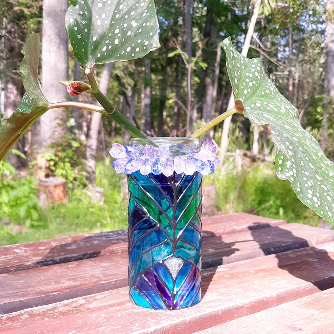 recycle-old-glasses-vase