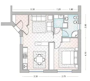 house project 50/60 sqm