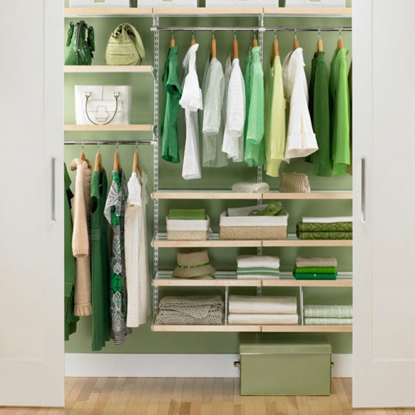 CABIN WARDROBE GREEN WHITE