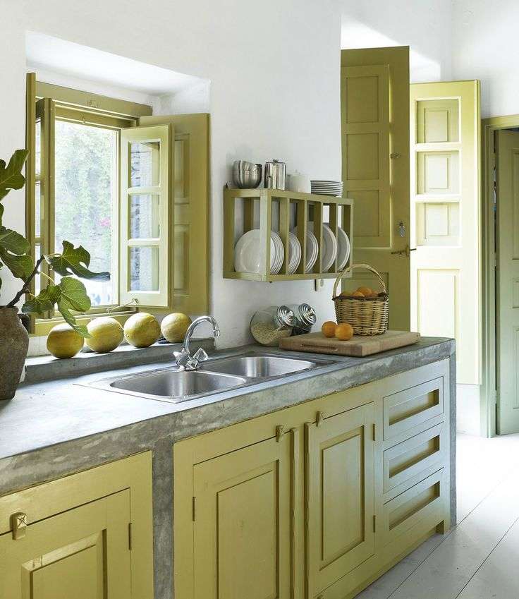 Yellow kitchen