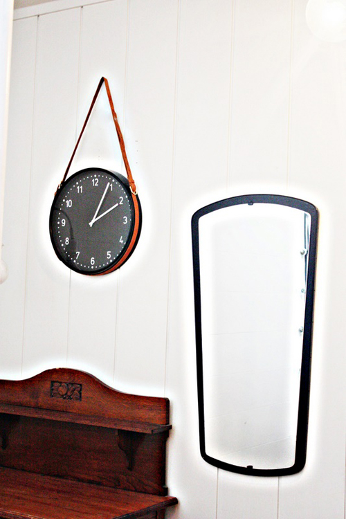 dangling clock