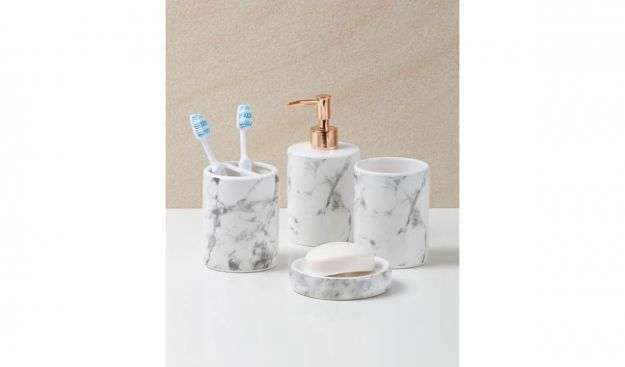 Marble bathroom set