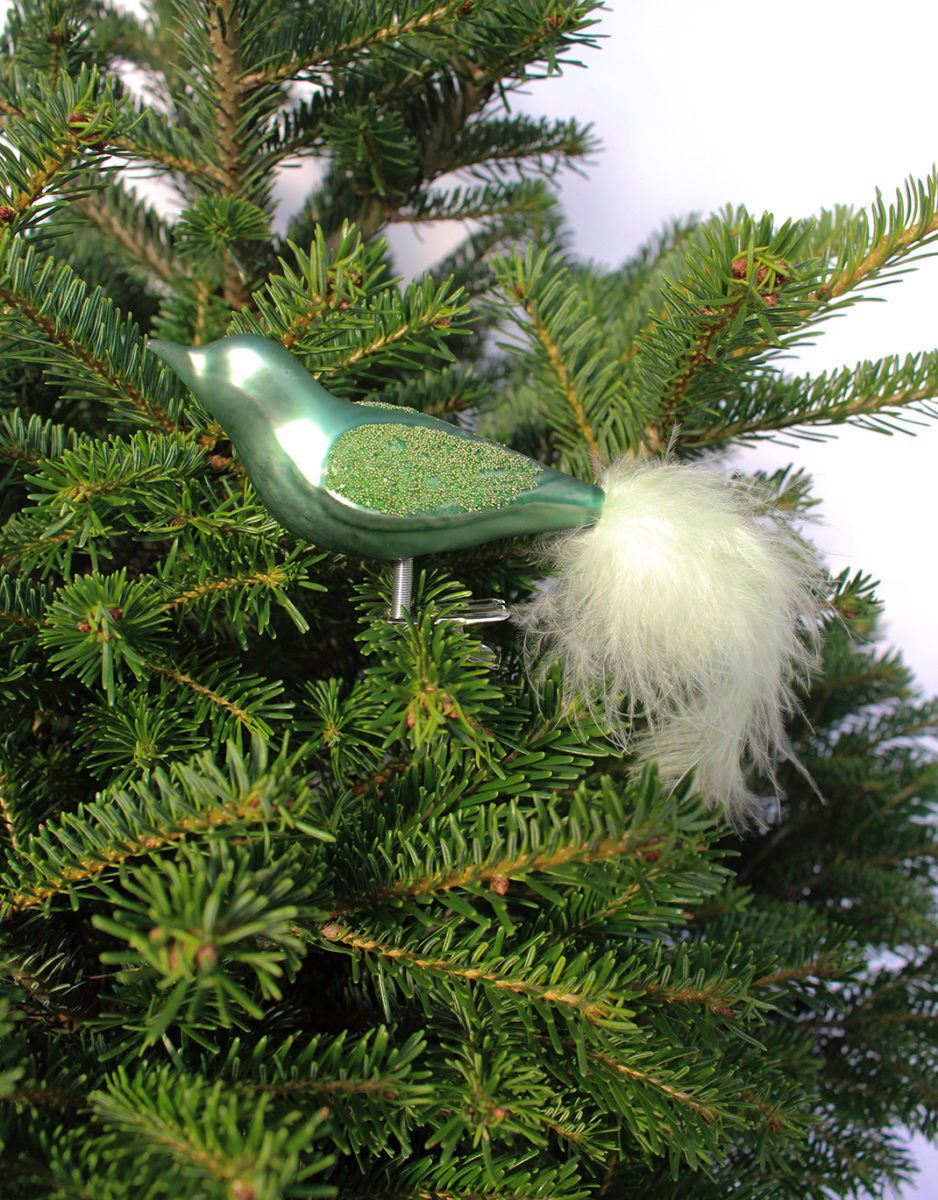 green-bird-Christmas-decorations