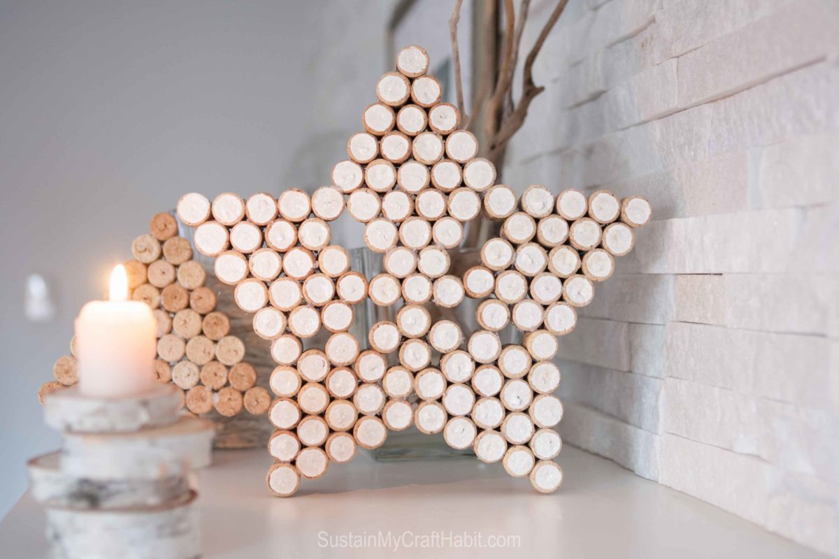 Christmas-decorations-corks-star