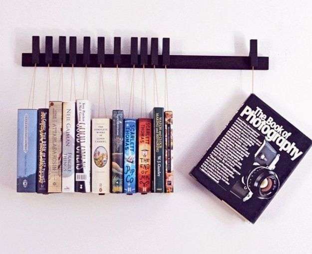 Suspended books