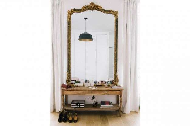 Parisian style mirror and furniture