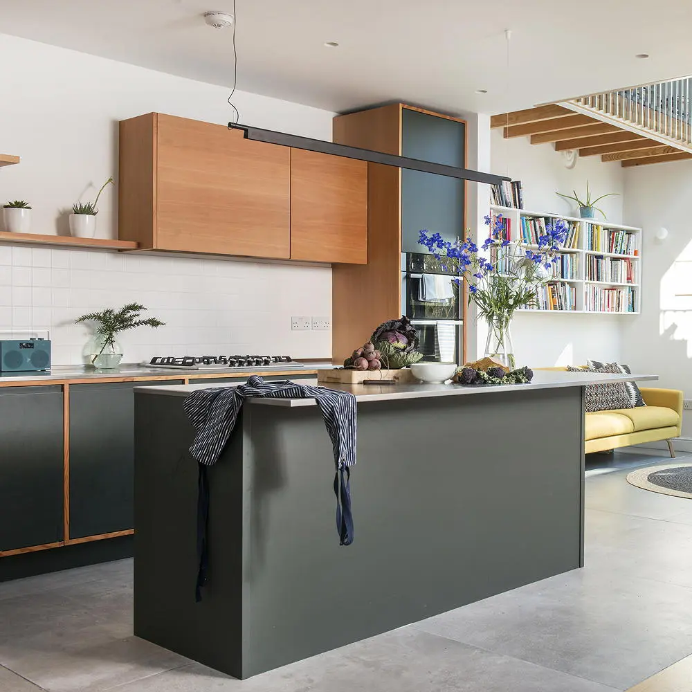 rectangular-gray-and-blue-Scandinavian-kitchen