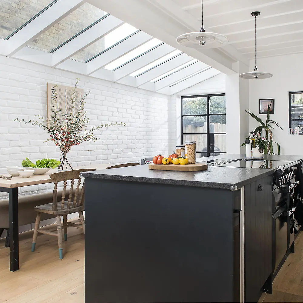 Scandinavian-rectangular-kitchen-island-central-marble