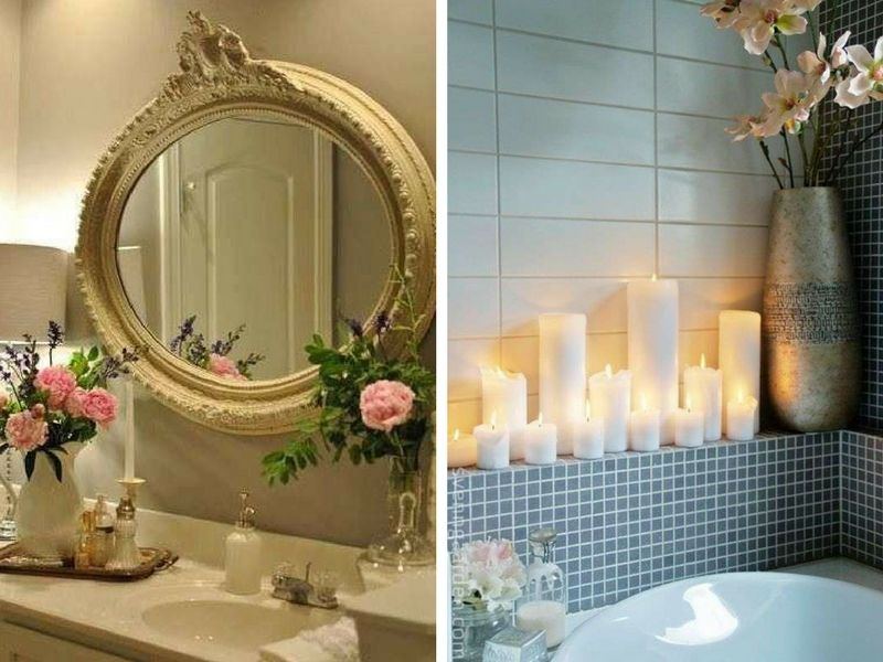 decorate the bathroom for valentine's day