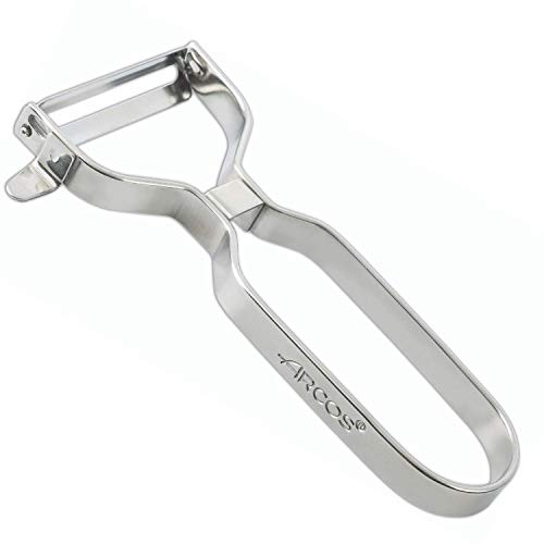 Arcos Professional Gadgets, Fruit Peeler Vegetable Peeler, Chrome Stainless Steel, Silver Color