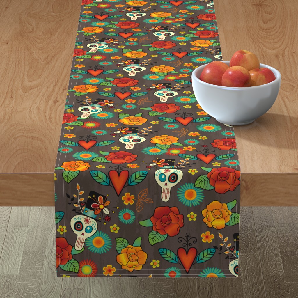 halloween-decorations-mexican-style-tablecloth