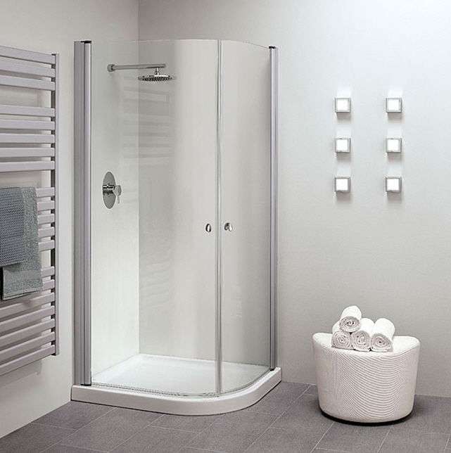 Corner shower