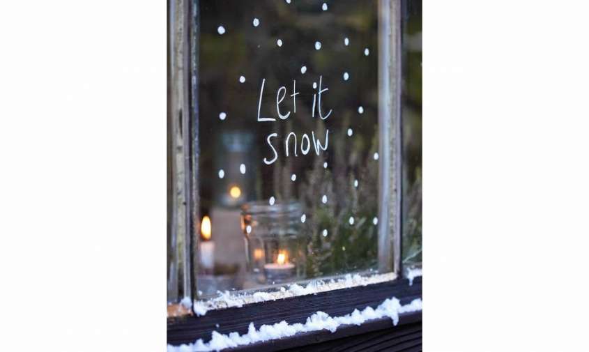 let is snow christmas stickers