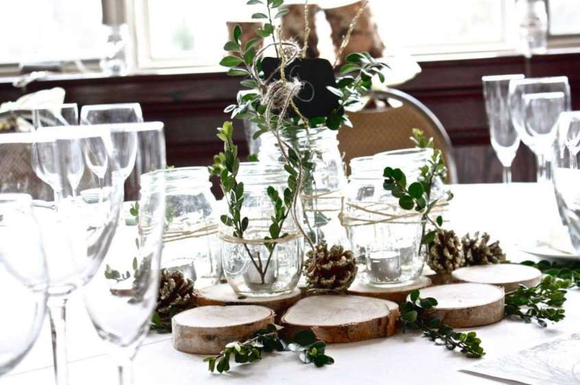 Winter centerpiece