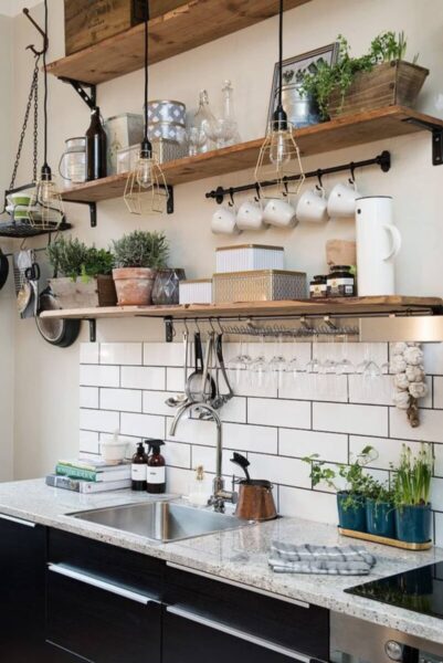 rustic-kitchen-shelves-in-raw-wood