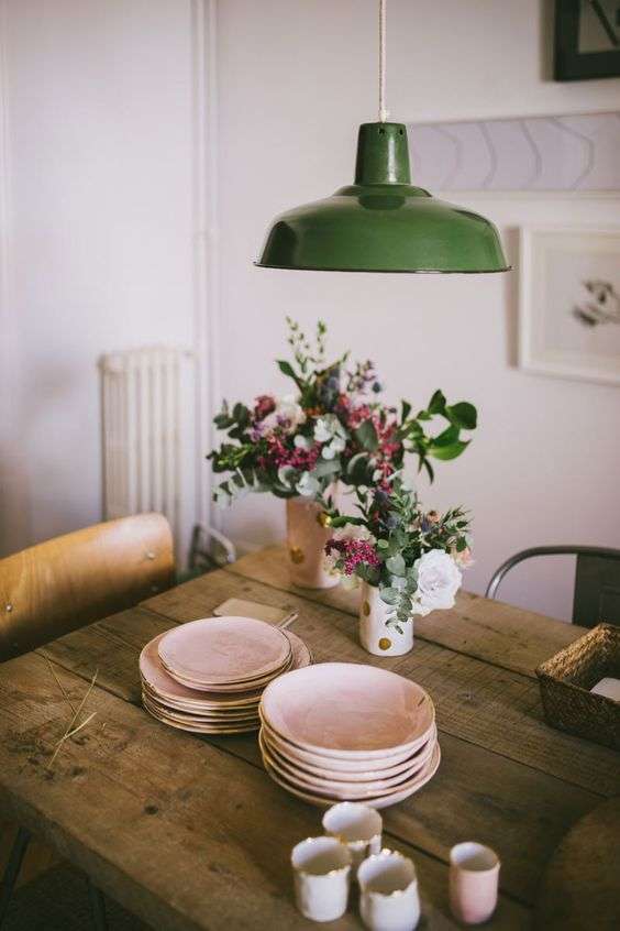 Greenery chandelier