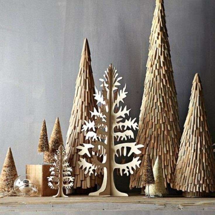 Cardboard trees