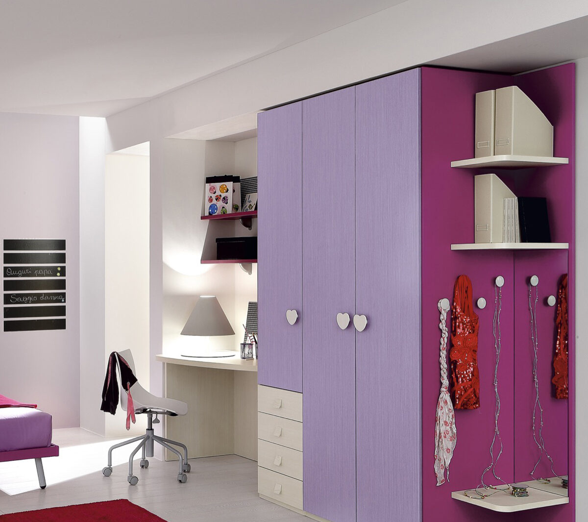 Fun wardrobes for the children's bedroom: ideas and tips