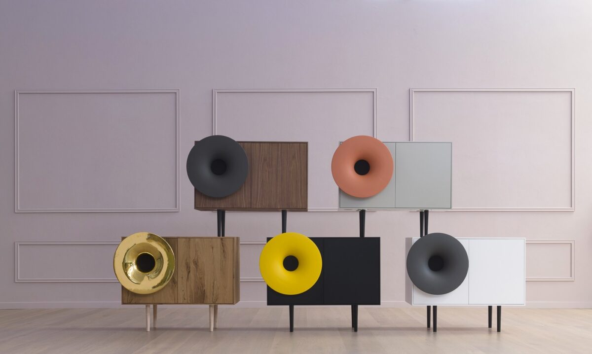 Loudspeakers original design Interior Magazine Leading Decoration