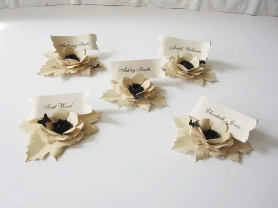 flowers.place card