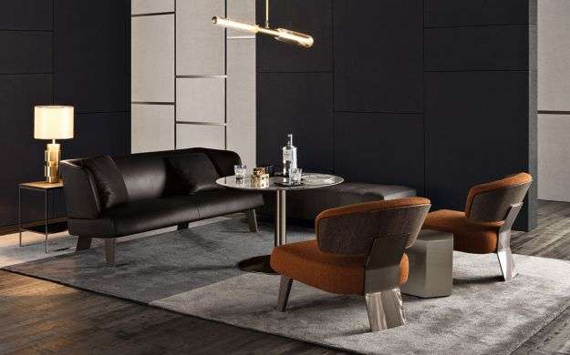 Creed Lounge sofa by Minotti