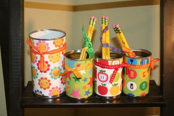 DIY pen containers