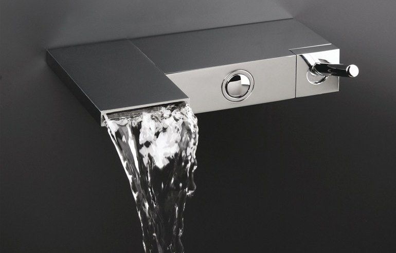 Cristina Rubinetterie, waterfall tub faucet